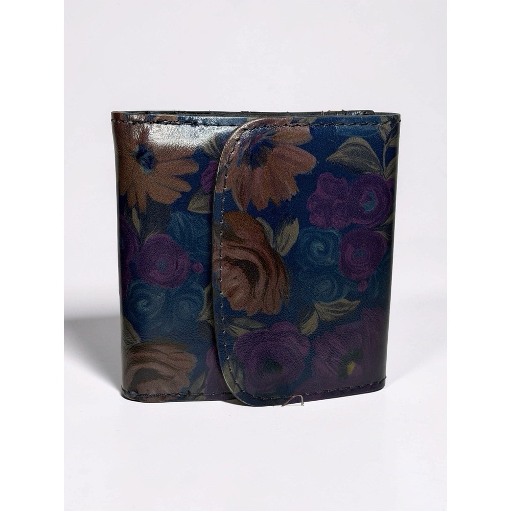 NEW! PATRICIA NASH Bi-Fold Wallet PERUVIAN PAINTING Leather RFID - Picture 3 of 8